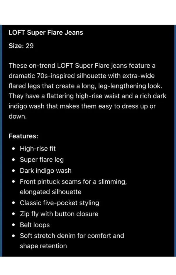 Loft High-Rise Flare Kick Jeans - Image 11