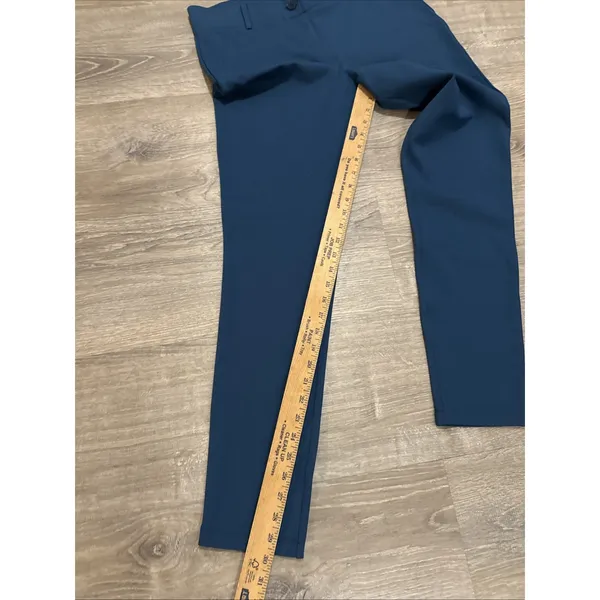 BetaBrand Women's Size L Long Classic Straight Leg Dress Yoga Pants‎ Blue - Image 3