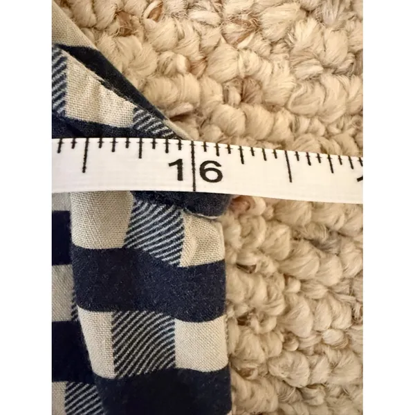 Vineyard‎ Vines Gingham Dress Blue White Sleeveless Southern Preppy Game Day XS - Image 5