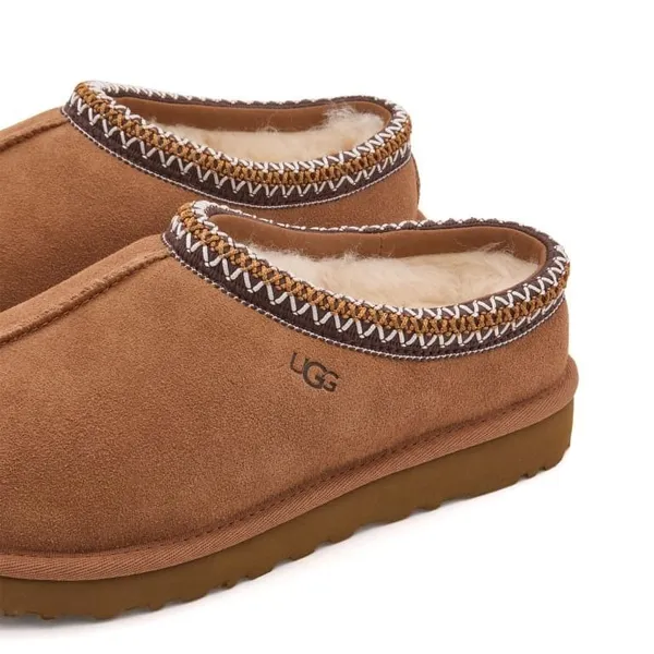 UGG Women's Tasman II Chestnut Women's Shoes Suede Upper Wool Slippers Size 9 - Image 5