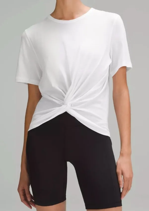 Lululemon Crescent T-Shirt White Size 0 - Image 3