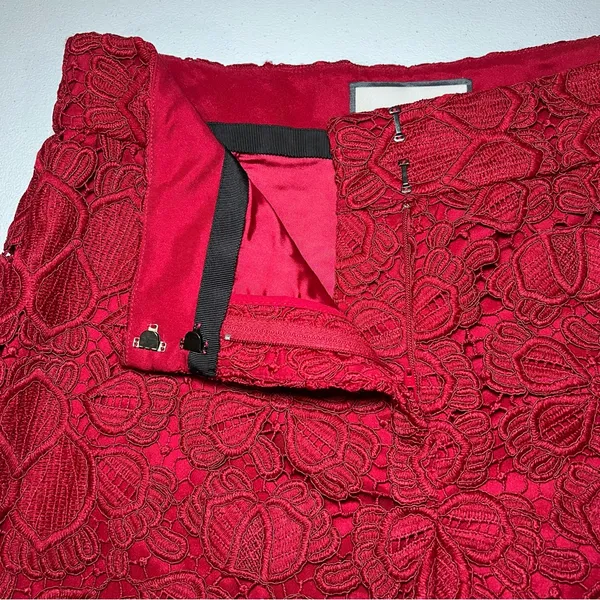 Alexis Red Lace‎ Wide Leg Pants size Medium - Image 5