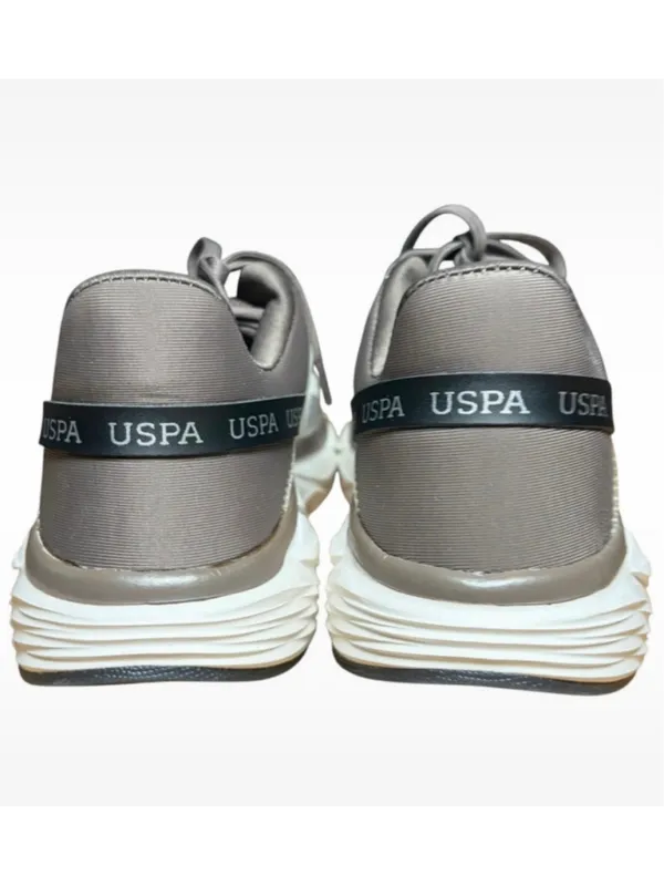 Women's U.S. Polo Assn. Sneakers White and Grey - Image 5