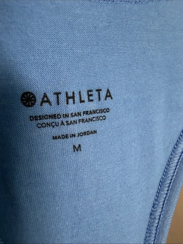 Athleta With Ease Sport Racerback Tank Top Cornflower Blue Medium - Image 6