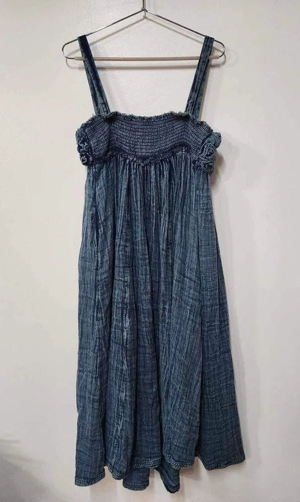 NWT Free People Dolly Midi Dress Size M. A49 - Image 4