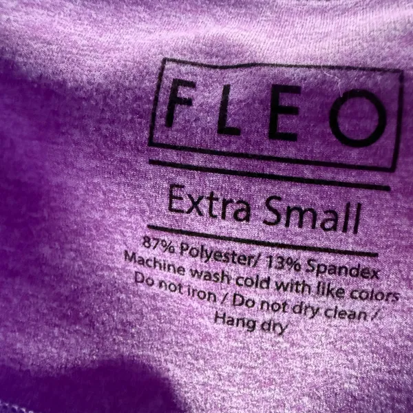 Fleo Size XS Purple Booty Shorts Crossfit Workout‎ Training Athletic Active - Image 3