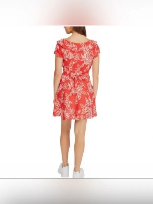 Free People A Thing Called Love Mini Dress‎ Cherry Combo size 0 - Image 3