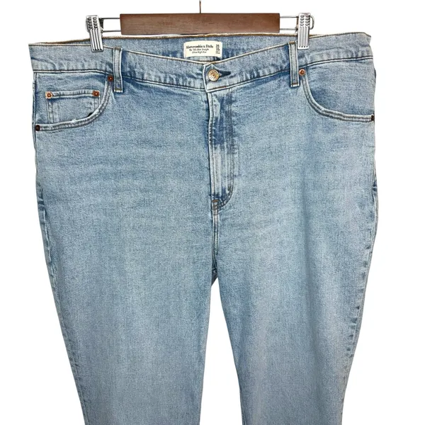 Abercrombie & Fitch The 90s Slim Straight Ultra High Rise Jeans Size 35/20 R‎ - Image 4