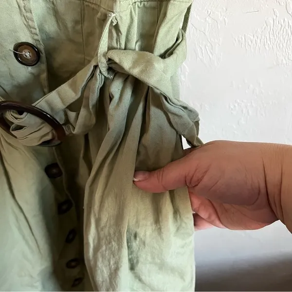 Live 4 Truth Sage Green Button Down Safari‎ Dress - Image 4