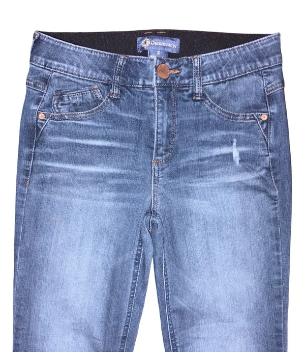 “Ab”solution Boot Cut Distressed Jeans - Image 5