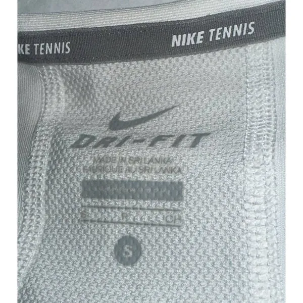 Nike Dri-Fit White Sport‎ Top Size S - Image 2