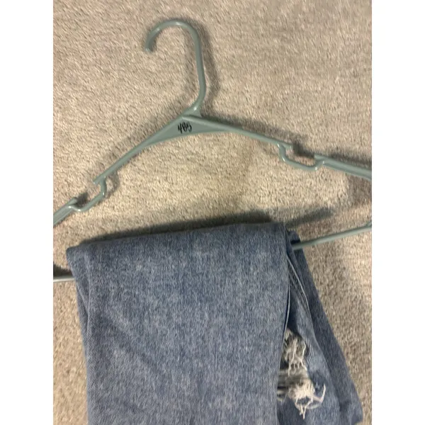 American Eagle Highest Rise 90s Boyfriend Jeans Womens 4 Reg Blue‎ Distressed - Image 14