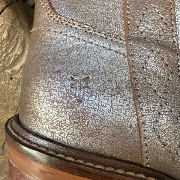 SINGLE Frye Kate astro cognac crackle leather RIGHT FOOT boot women's size 6 - Image 4