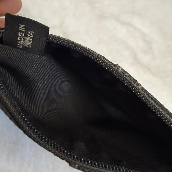 COACH Black Signature Canvas Wristlet - Image 5