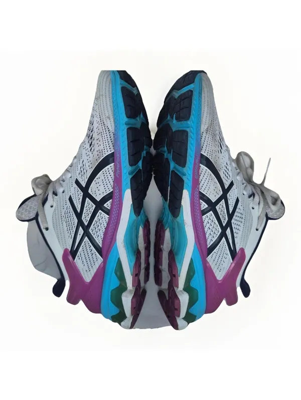 Asics Gel Kayano 26 Women's Size 8 Running Shoes White Pink Blue - Image 3