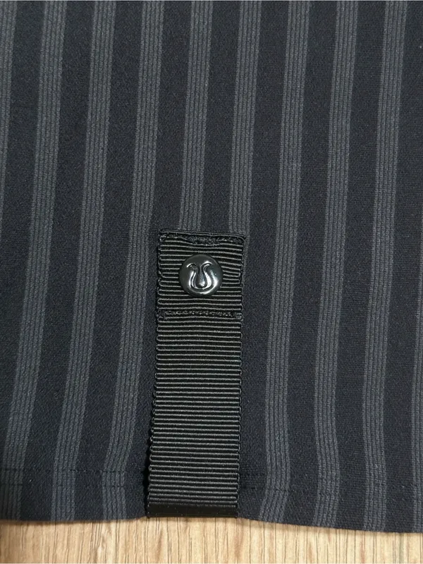 lululemon athletica Black‎ & Navy Striped Multifunctional Tube Scarf - Image 3