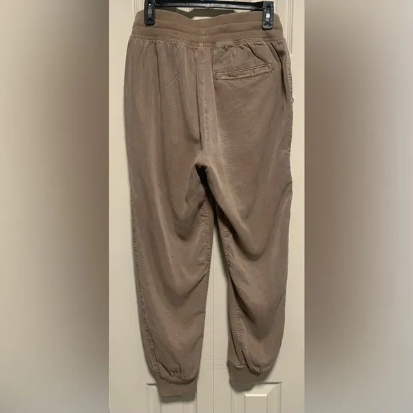 Aerie Super Soft Khaki Brown Drawstring Jogger Pants Size Small - Image 3