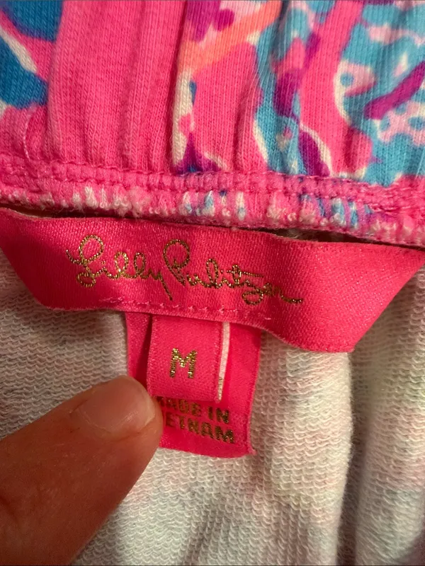 Lilly Pulitzer Pink Isle Shell Me Something Good Coverup Size Medium - C67-023 - Image 2