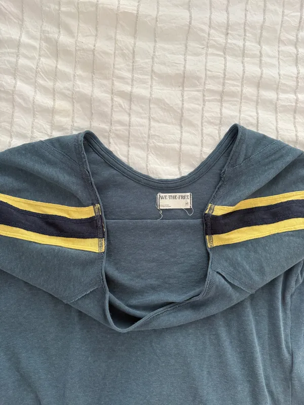 Free People Blue Tee - Image 2