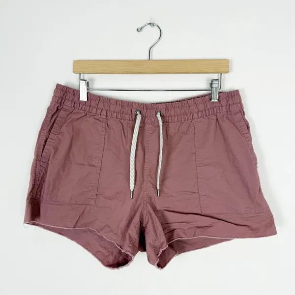 Vuori Mauve Vintage Ripstop Shorts Womens Pull On Elastic Waist - Image 5