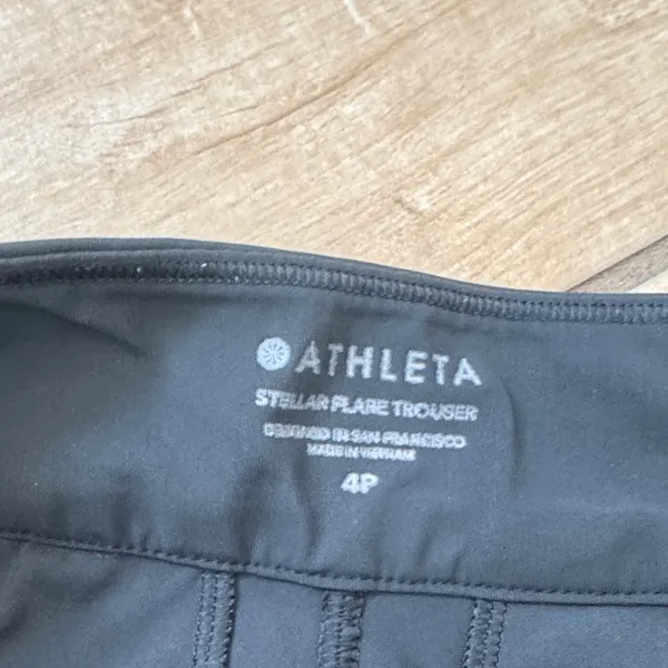Athleta Women's Black Flared Pants / W8 - Image 4