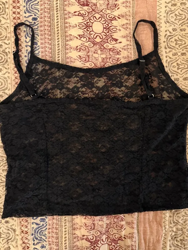 Pacsun black lace tank - Image 3