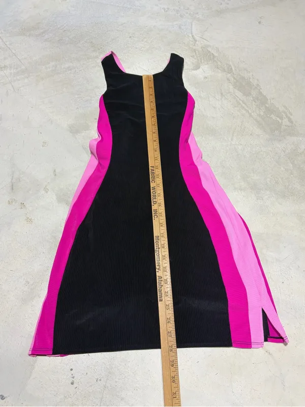 Beach riot Black and Pink Colorblock Tank Dress tennis built in shorts medium - Image 5