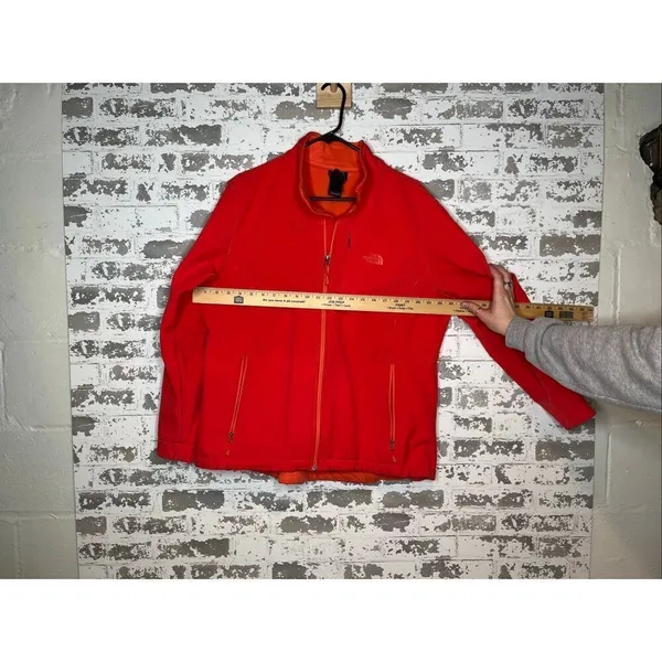 The North Face | women bright coral pink zip up jacket - Image 3