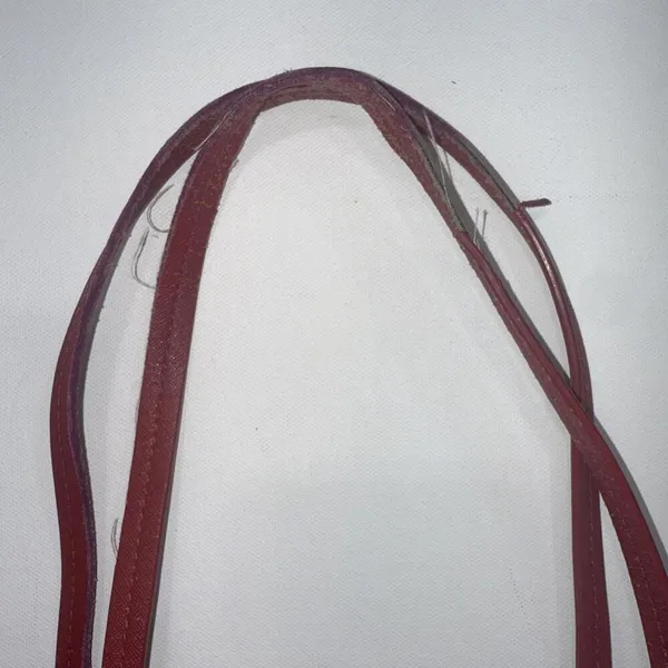 JPK Paris 75 Designer‎ Minimalist Canvas Carry Travel Red Crimson Tote Bag Purse - Image 14