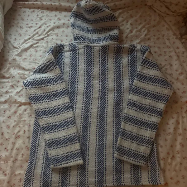 Striped hoodie Blue Size M - Image 3