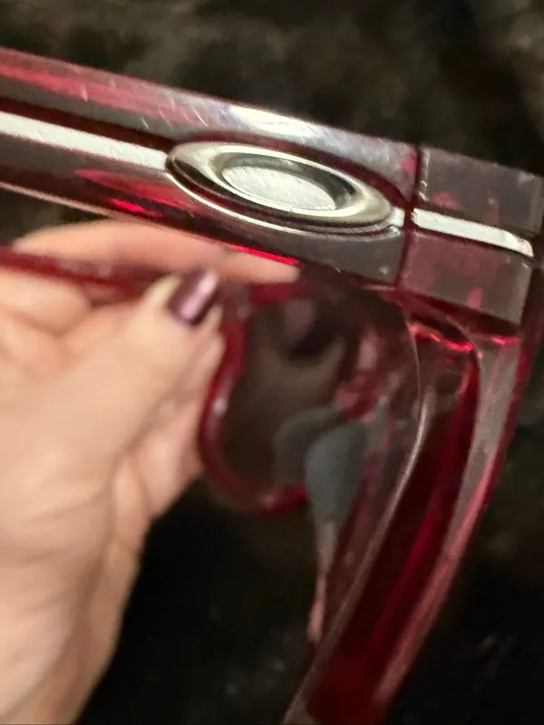 Oakley Red Oakley Sunglasses drop in mirrored glasses women's - Image 6