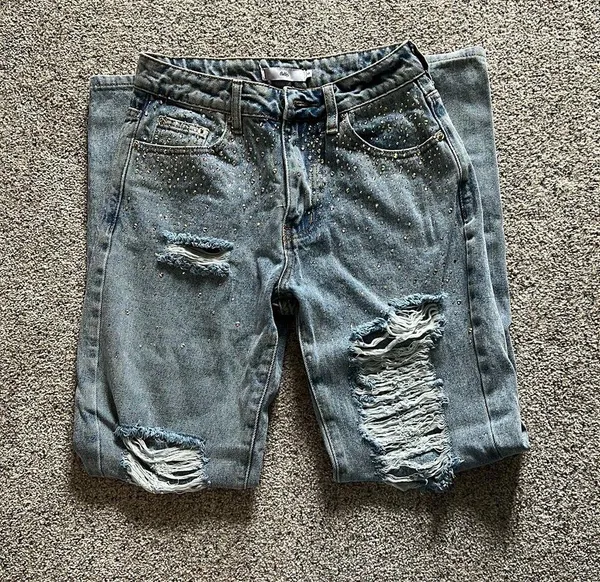 Adika Rhinestone Jeans - Image 2