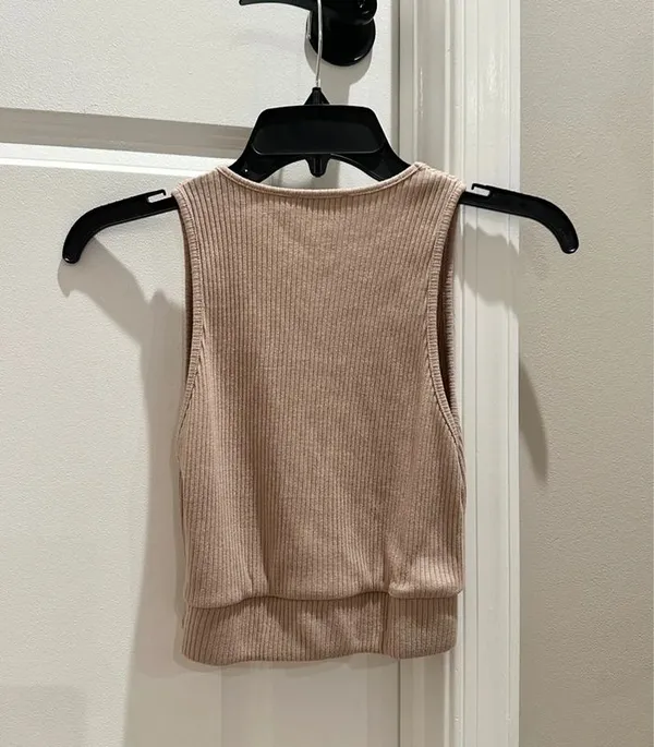 Zara Ribbed Tank Top - Image 4
