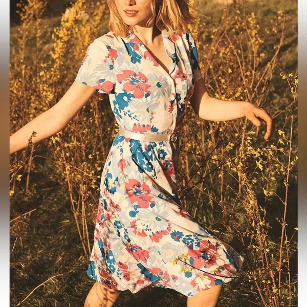 Modcloth Exciting Find Floral Dress - Image 3