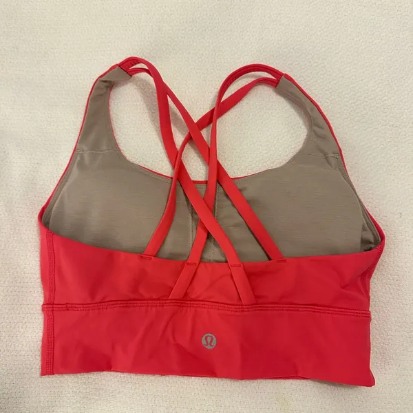 Lululemon Athletica Vibrant Red Sports Bra - Image 2