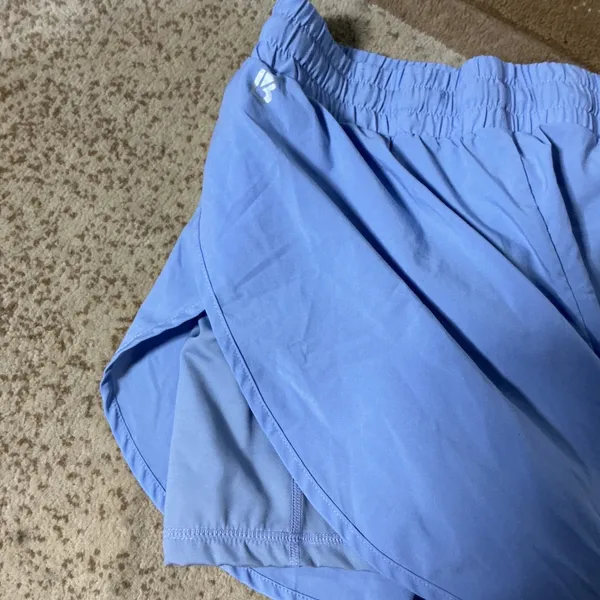 Buffbunny Active Layered Running Shorts Womens M Blue Workout Gym Athletic - Image 5