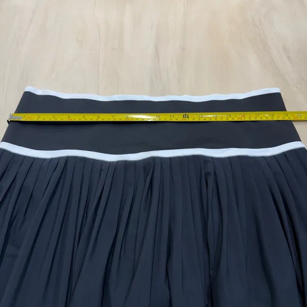 CALIA Court Collection XXL High-Rise Ribbed Mini Pleated Tennis‎ Skort Black NEW - Image 10