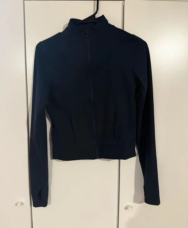 Old Navy Navy Zip-Up Old Jacket - Image 2