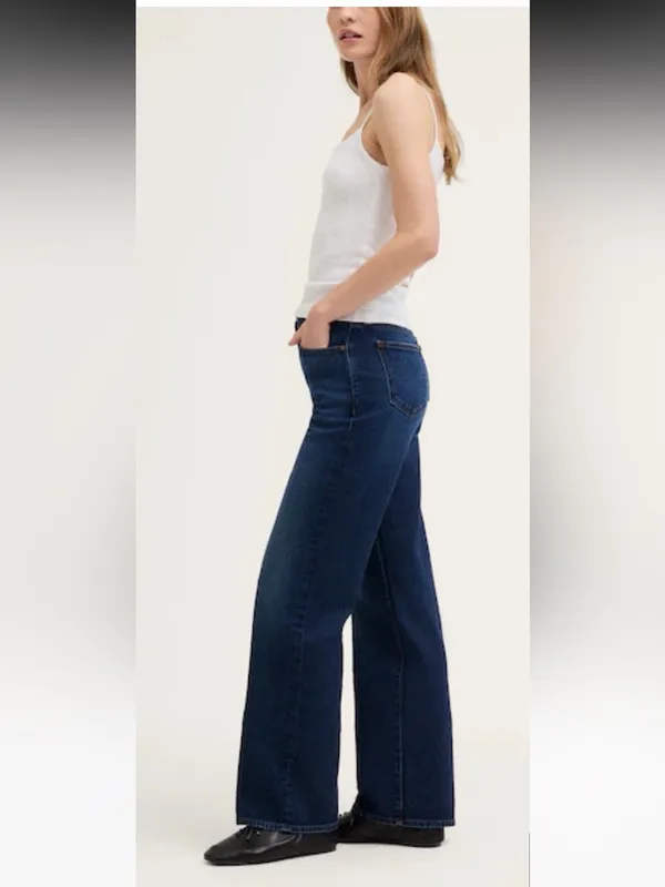 Madewell The Perfect Wide Leg Jean - Image 2