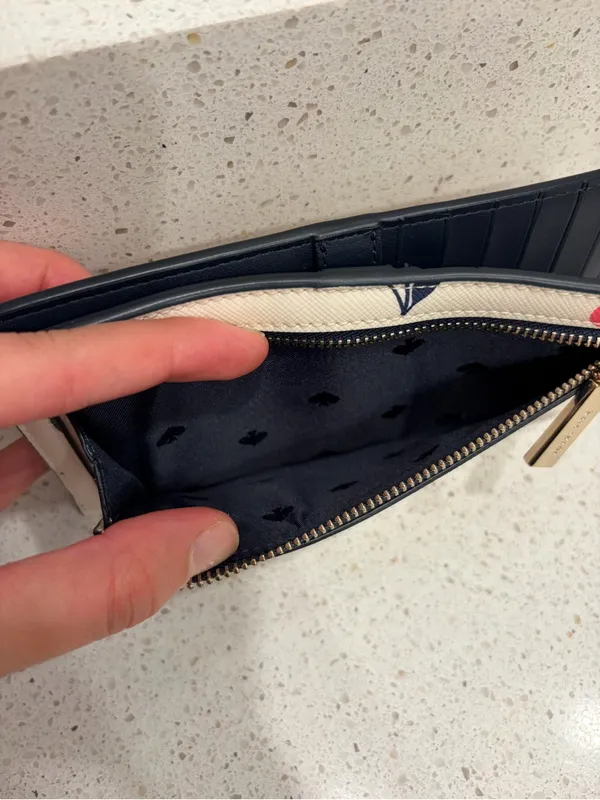 Kate Spade New York Staci Wallet – Dancing Cherries Print NEW - Image 3