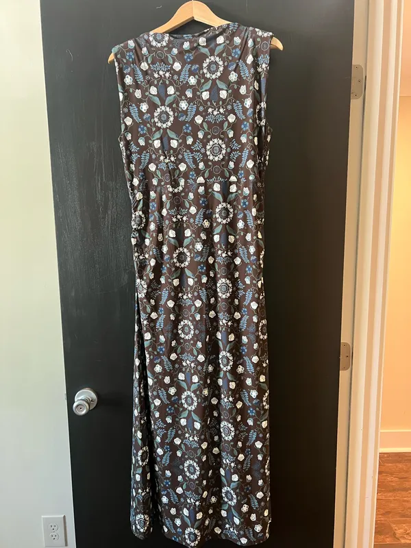 Brown Floral Dress - Image 4