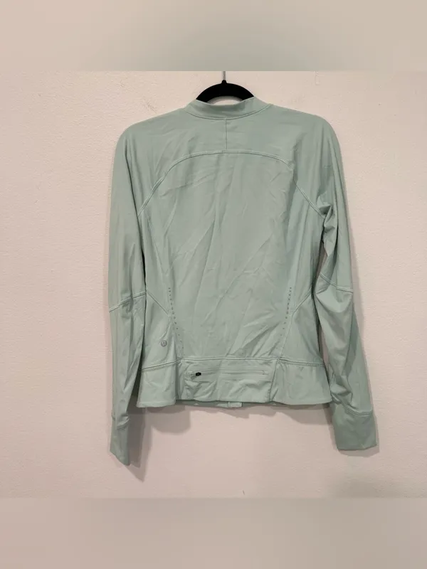 Lululemon Nulux UVP Run Jacket in Delicate Mint 8 - Image 6