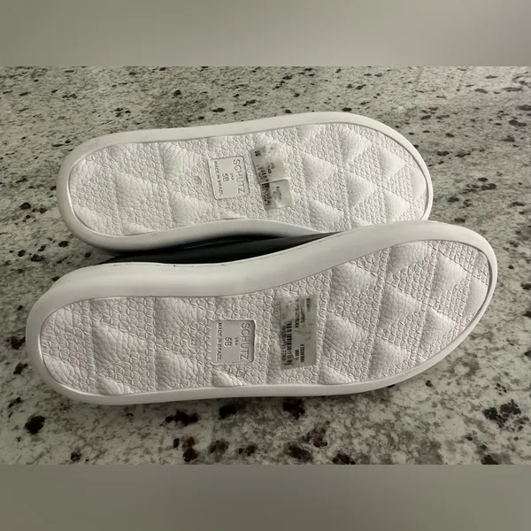 Schutz‎ Sienna Crystal Embellished Platform Sneakers Shoes Size 5 - Image 5