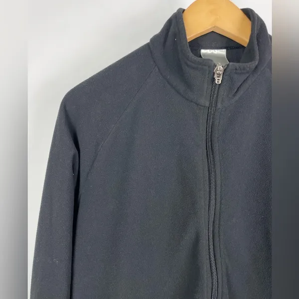 Vintage Nike‎ Black Therma Fit Microfiber Fleece Full Zip Sweater - Image 3