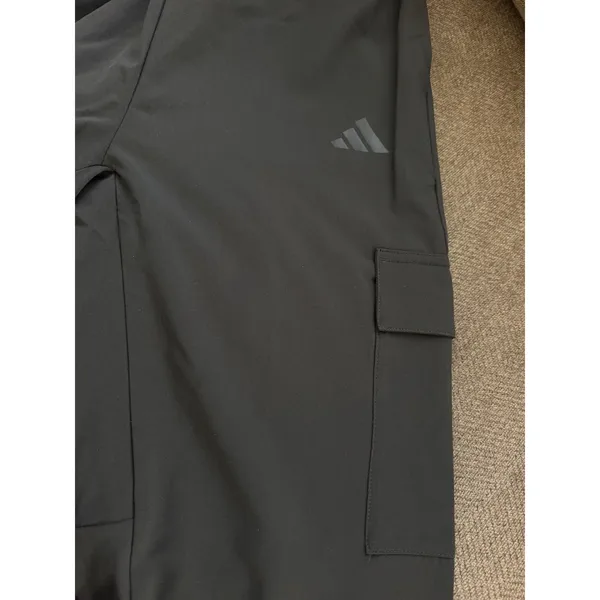 Adidas Women W WVN Cargo Pants Black Training Joggers XS NEW - Image 9