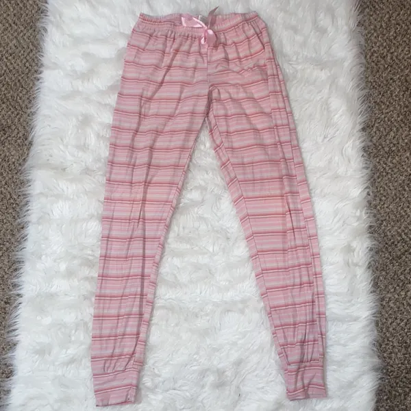 Charlotte Russe Light Pink Stripe Print Pajama Set - Image 3