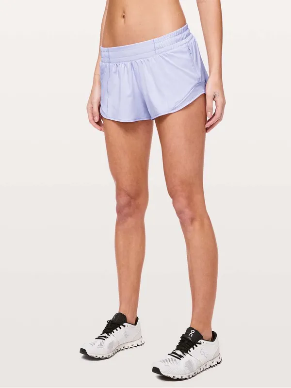 Lululemon Hotty Hot Short II *2.5" Serene Blue Size 6 - Image 3