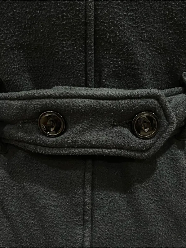 OBEY Black Fleece Peacoat Jacket Size Medium - Image 7