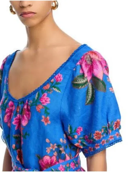 Farm Rio Summer Fruit Scarf Dress - Image 5