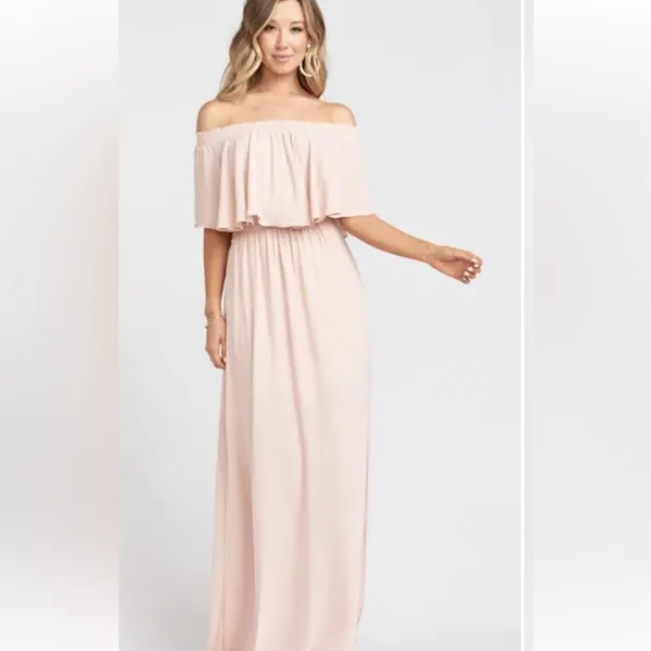 Show Me Your Mumu Hacienda Maxi Dress Dusty Blush. Size‎ X Small - Image 4